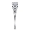 Hot Gabriel & Co. Taye - 14K White Gold Split Shank Cushion Cut Diamond Engagement Ring