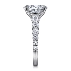 Online Gabriel & Co. Taylor - 14K White Gold Oval Diamond Engagement Ring