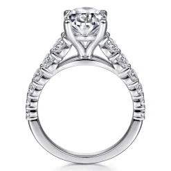 Online Gabriel & Co. Taylor - 14K White Gold Oval Diamond Engagement Ring