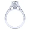 Discount Gabriel & Co. Taylor - 14K White Gold Round Diamond Engagement Ring