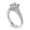 Hot Gabriel & Co. Taylor - 14K White Gold Round Diamond Engagement Ring