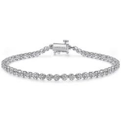 Discount Gabriel & Co. Tennis Bracelet 14K White Gold Diamond 1ct