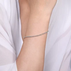 Discount Gabriel & Co. Tennis Bracelet 14K White Gold Diamond 1ct