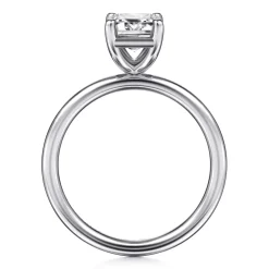 Online Gabriel & Co. Tiana - 14K White Gold Emerald Cut Solitaire Diamond Engagement Ring