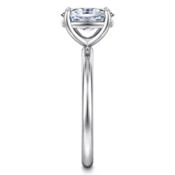 Online Gabriel & Co. Tiana - 14K White Gold Oval Solitaire Diamond Engagement Ring