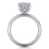 Gabriel & Co. Tiana - 14K White Gold Round Solitaire Diamond Engagement Ring