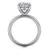 Online Gabriel & Co. Tiana - 14K White Gold Round Solitaire Diamond Engagement Ring