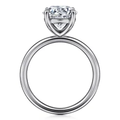 Online Gabriel & Co. Tiana - 14K White Gold Round Solitaire Diamond Engagement Ring