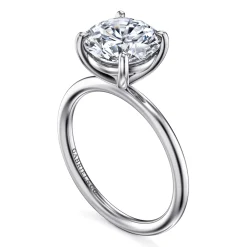 Online Gabriel & Co. Tiana - 14K White Gold Round Solitaire Diamond Engagement Ring