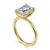 Outlet Gabriel & Co. Tiana - 14K Yellow Gold Emerald Cut Solitaire Diamond Engagement Ring