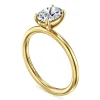 Sale Gabriel & Co. Tiana - 14K Yellow Gold Oval Solitaire Diamond Engagement Ring