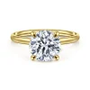 Sale Gabriel & Co. Tiana - 14K Yellow Gold Round Solitaire Diamond Engagement Ring