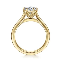 Online Gabriel & Co. Tiona - 14K Yellow Gold 6 Prong Round Diamond Engagement Ring