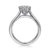 Outlet Gabriel & Co. Tiona - Platinum Round Diamond Solitaire Engagement Ring