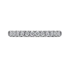 Online Gabriel & Co. Toulouse - 14K White Gold Diamond Wedding Band - 0.25 ct