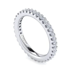 Discount Gabriel & Co. Tula - 14K White Gold Diamond Anniversary Band - 0.65 ct