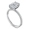 Online Gabriel & Co. Twain - 14K White Gold Oval Diamond Engagement Ring