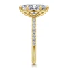 Outlet Gabriel & Co. Twain - 14K Yellow Gold Marquise Shape Diamond Engagement Ring