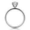 Discount Gabriel & Co. Twain - Platinum Pear Shape Diamond Engagement Ring