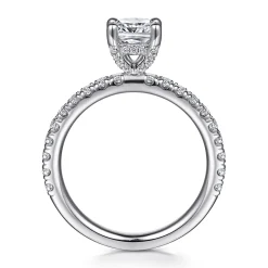Online Gabriel & Co. Ulani - 14K White Gold Cushion Cut Diamond Engagement Ring