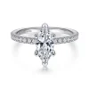 Clearance Gabriel & Co. Ulani - 14K White Gold Marquise Diamond Engagement Ring