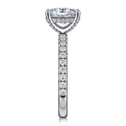 Online Gabriel & Co. Ulani - 14K White Gold Oval Diamond Engagement Ring