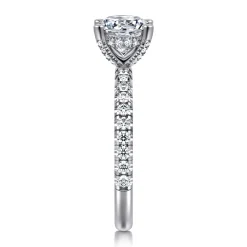 Sale Gabriel & Co. Ulani - 14K White Gold Round Diamond Engagement Ring