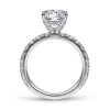 Gabriel & Co. Ulani - Platinum Round Diamond Engagement Ring