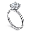 Best Gabriel & Co. Unite - 14K White Gold Elongated Cushion Solitaire Diamond Engagement Ring