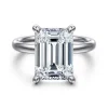 Outlet Gabriel & Co. Unite - 14K White Gold Emerald Cut Solitaire Diamond Engagement Ring