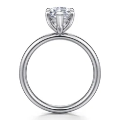 Gabriel & Co. Unite - 14K White Gold Marquise Shape Solitaire Diamond Engagement Ring