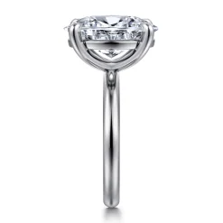 Discount Gabriel & Co. Unite - 14K White Gold Oval Solitaire Diamond Engagement Ring