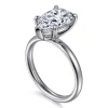 New Gabriel & Co. Unite - 14K White Gold Pear Shape Solitaire Diamond Engagement Ring