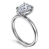 Clearance Gabriel & Co. Unite - 14K White Gold Pear Shape Solitaire Diamond Engagement Ring