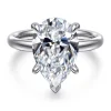 Best Gabriel & Co. Unite - 14K White Gold Pear Shape Solitaire Diamond Engagement Ring