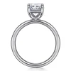 Gabriel & Co. Unite - 14K White Gold Radiant Cut Solitaire Diamond Engagement Ring