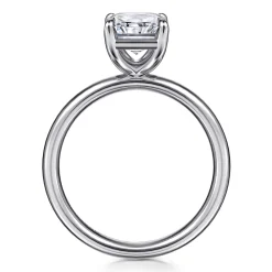 Gabriel & Co. Unite - 14K White Gold Radiant Cut Solitaire Diamond Engagement Ring