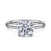 Hot Gabriel & Co. Unite - 14K White Gold Round Solitaire Diamond Engagement Ring