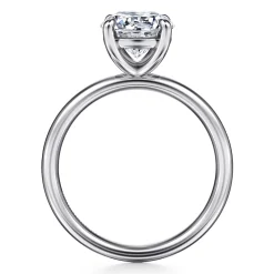 Hot Gabriel & Co. Unite - 14K White Gold Round Solitaire Diamond Engagement Ring