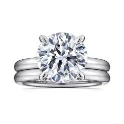 Gabriel & Co. Unite - 14K White Gold Round Solitaire Diamond Engagement Ring