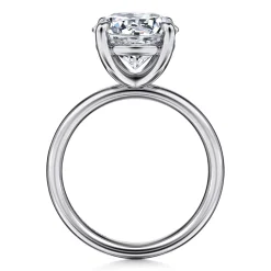 Gabriel & Co. Unite - 14K White Gold Round Solitaire Diamond Engagement Ring