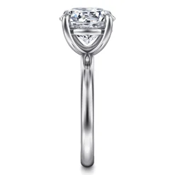Gabriel & Co. Unite - 14K White Gold Round Solitaire Diamond Engagement Ring