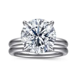 Sale Gabriel & Co. Unite - 14K White Gold Round Solitaire Diamond Engagement Ring