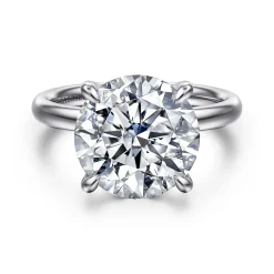 Sale Gabriel & Co. Unite - 14K White Gold Round Solitaire Diamond Engagement Ring