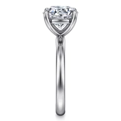 Outlet Gabriel & Co. Unite - 14K White Gold Round Solitaire Diamond Engagement Ring
