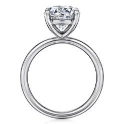 Outlet Gabriel & Co. Unite - 14K White Gold Round Solitaire Diamond Engagement Ring