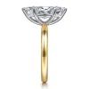 Sale Gabriel & Co. Unite - 14K White-Yellow Gold Marquise Shape Solitaire Diamond Engagement Ring