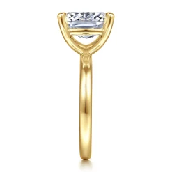 Hot Gabriel & Co. Unite - 14K Yellow Gold Elongated Cushion Solitaire Diamond Engagement Ring