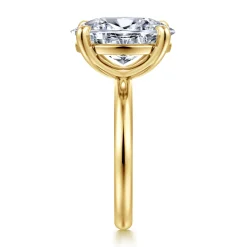 Online Gabriel & Co. Unite - 14K Yellow Gold Oval Solitaire Diamond Engagement Ring