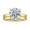 Outlet Gabriel & Co. Unite - 14K Yellow Gold Round Solitaire Diamond Engagement Ring